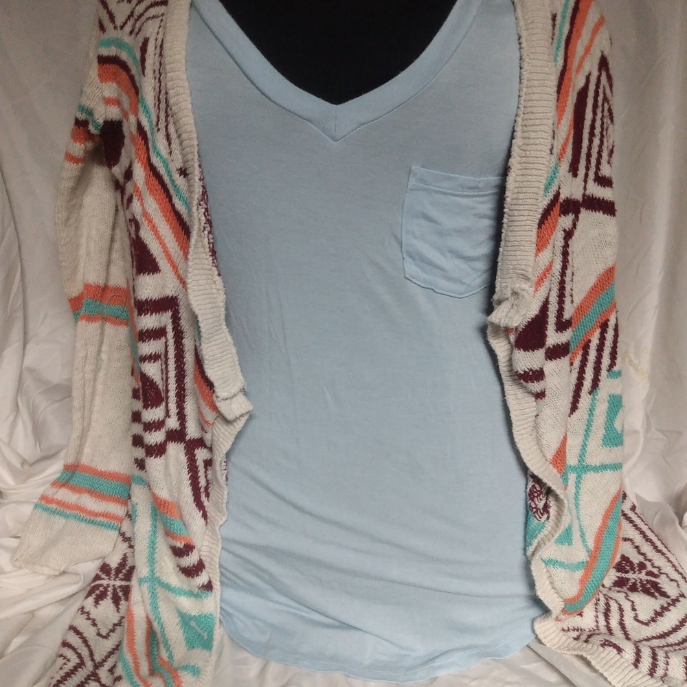 Cardigan and Tee